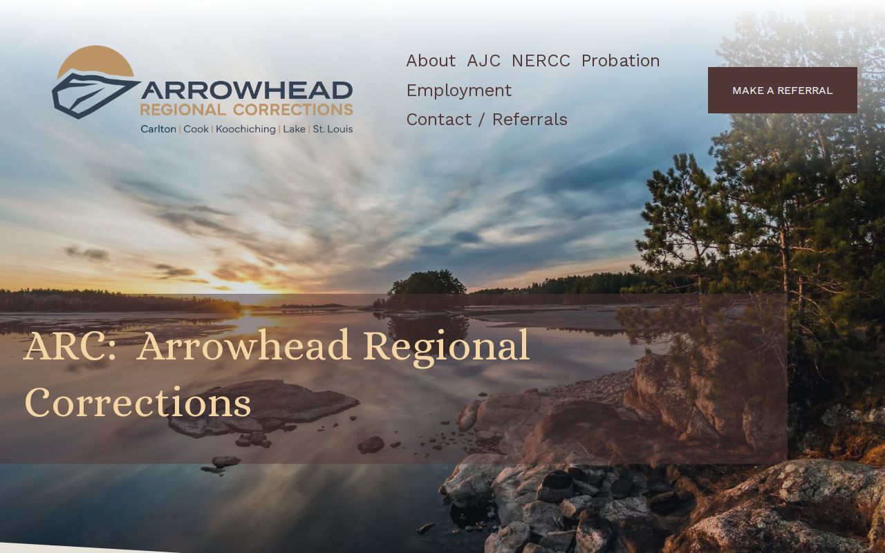Arrowhead Regional Corrections Koochiching supervision release records